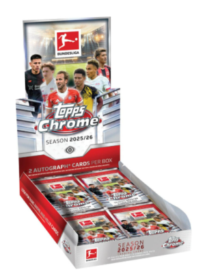 2025-26 Topps Chrome Bundesliga Soccer Hobby Box