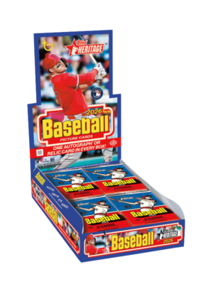 2026 Topps Heritage Baseball Hobby 12 Box Case