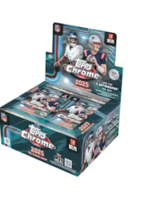 2025 Topps Chrome Football Jumbo Hobby Box