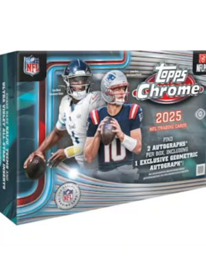 2025 Topps Chrome Football Delight 6 Box Case