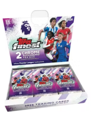 2025/26 Topps Finest English Premier League EPL Hobby Box