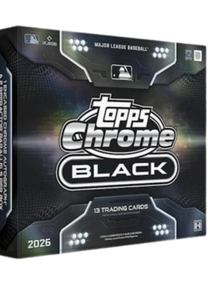 2026 Topps Chrome Black Baseball Hobby 12 Box Case