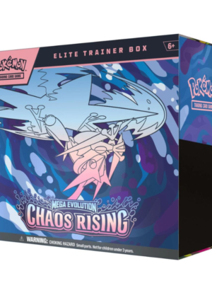 Pokemon Mega Evolution Chaos Rising Elite Trainer 10 Box Case