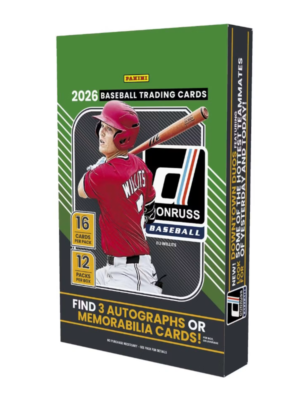 2026 Panini Donruss Baseball Hobby 12 Box Case