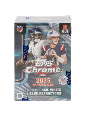 2025 Topps Chrome Football Blaster 40 Box Case