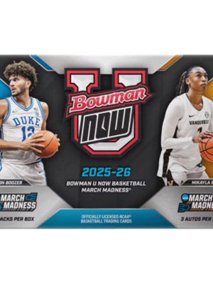2025/26 Bowman University NOW March Madness Basketball Hobby Box