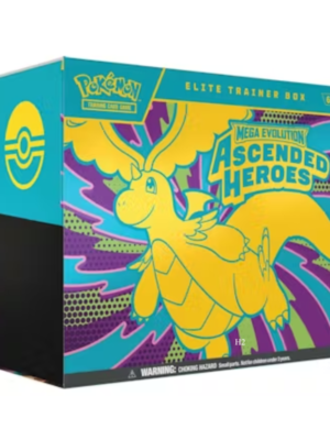 Pokemon Mega Evolution Ascended Heroes Elite Trainer 10 Box Case